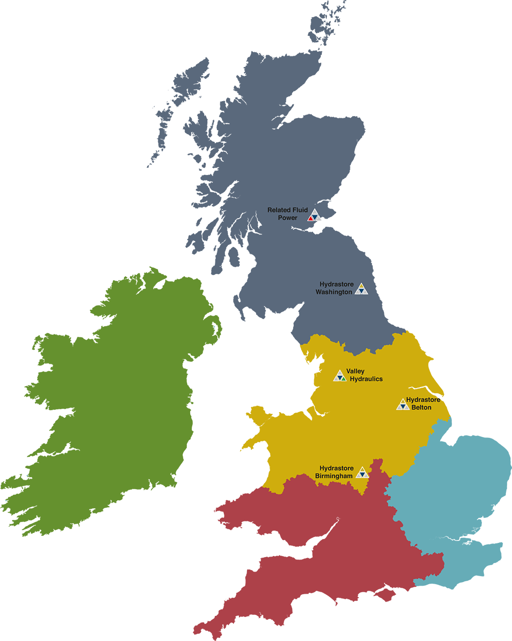 DCA Ltd areas of operation