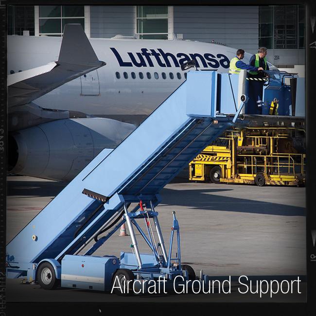 DCA Ltd header illustration Aircraft ground support